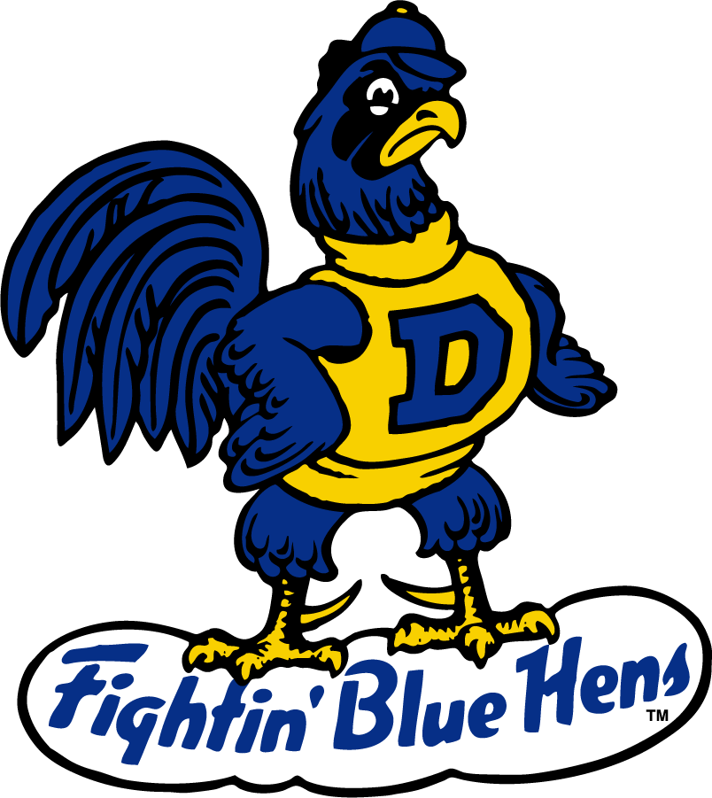 Delaware Blue Hens 1967-1986 Secondary Logo diy DTF decal sticker